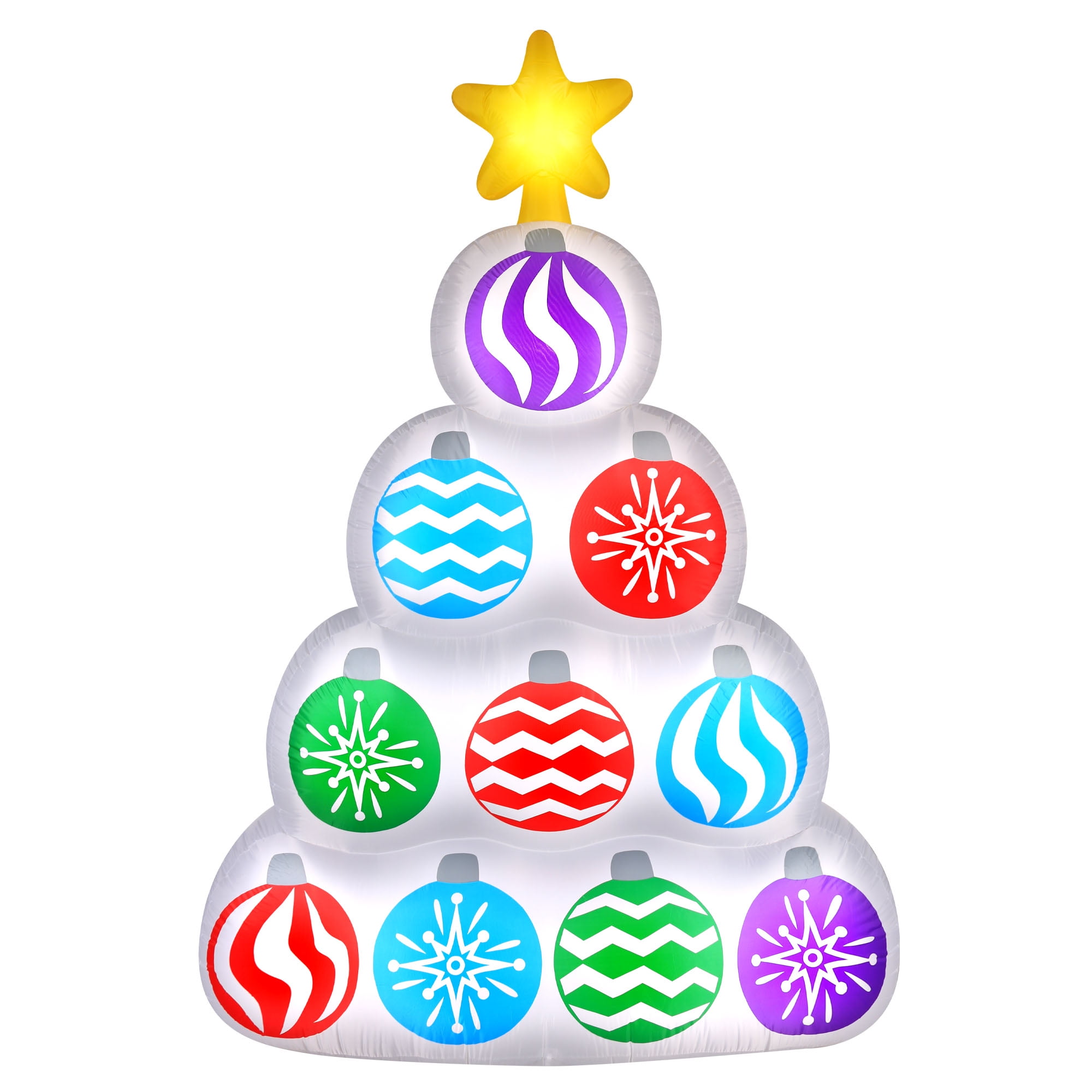 10Ft Tall Christmas Tree with Programmed Lights Holiday Time Christmas