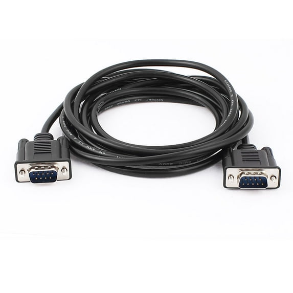 10Ft VGA 9 Pin Male to Male Monitor Projector Adapter Cable Wire for PC Laptop