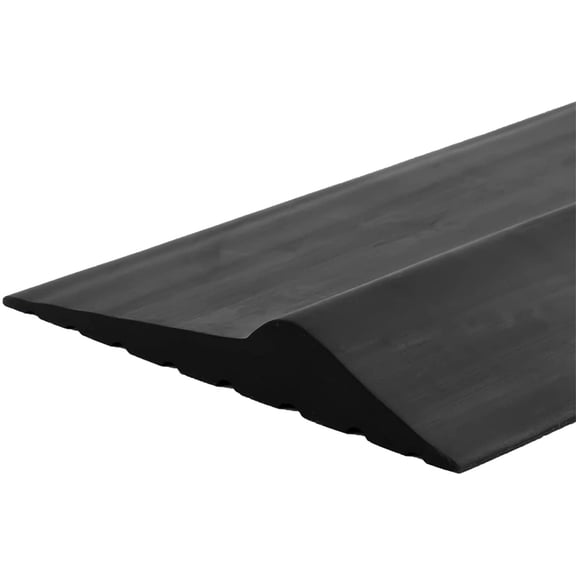 10Ft Weatherproof Universal Garage Door Bottom Threshold Seal Strip DIY Weather Stripping Replacement,Not Include Sealant/Adhesive (Black)