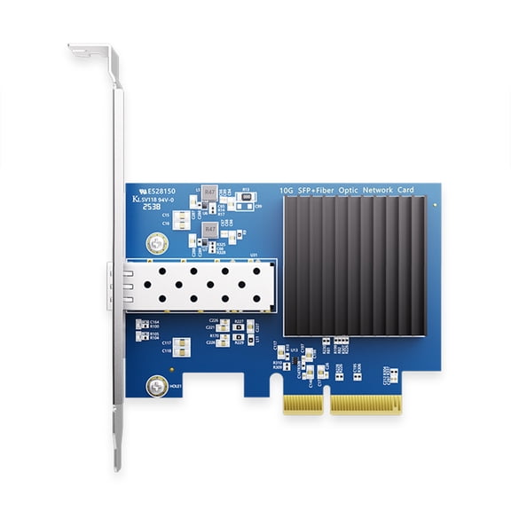 10G PCIe3.0 Fiber Networking Card SFP+ Port Fast Speed Servers Adapter For Data Center And Networking -Attache Optimization
