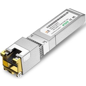 10G SFP+ to RJ-45 Transceiver, 1.25/2.5/5/10G Copper SFP+ CAT6a Module, Auto-Negotiation, Up to 30m, for Cisco, Ubiquiti, Meraki, TP-Link More