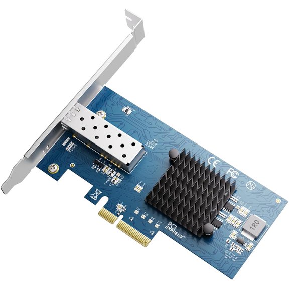 10Gb Open SFP+ PCI-e Network Card, with Intel 82599(X520-DA1) Controller, 10Gbps Ethernet Adapter, 10Gbe 10G NIC Card, Support Windows/Windows Server/VMware/Remote Wake-Up/PXE/UEFI