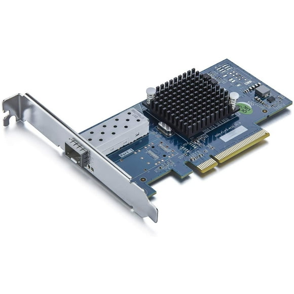 10Gb PCI-E NIC Network Card, Single SFP+ Port, with Intel 82599EN Controller, PCI Express Ethernet LAN Adapter Support Windows Server/Linux/VMware, Compare to Intel X520-DA1(Intel E10G42BTDA)