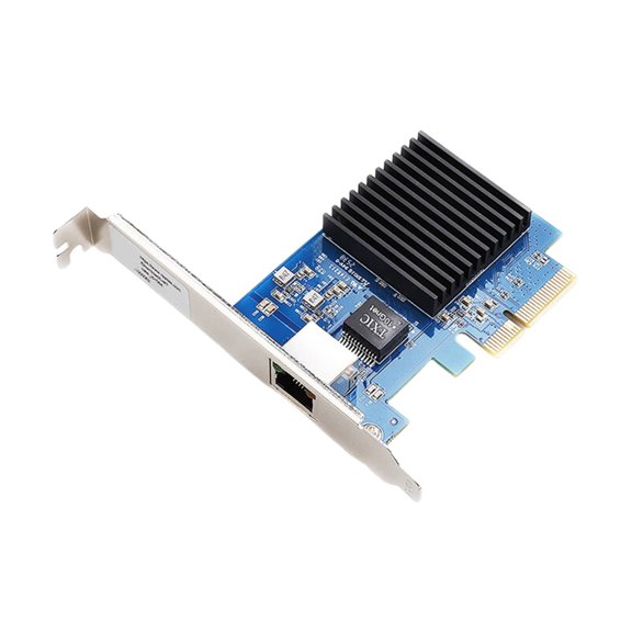 10Gb PCIe 3.0 NIC Network Card Single RJ45 Port RTL8127 Chip Supports Network Wake-Up and Diskless Operation for Win 11