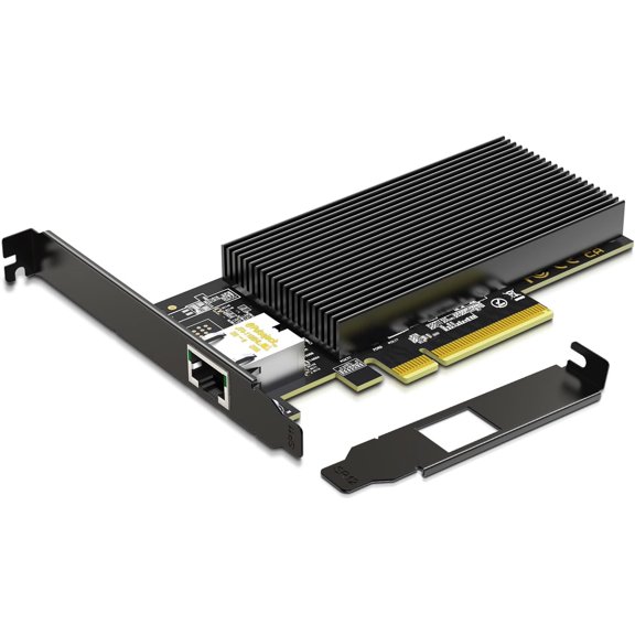 10Gb RJ45 PCI-E Network Card with X540 Controller, X540-1T 10Gb Ethernet Adapter with Single 10Gbe PCI-E NIC, Support Windows/Linux/ESX Servers