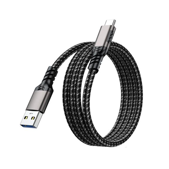 10Gbps 60W Type C Data Cable Nylon Braided Fast Charging Cord Transmission Data Cable Suitable for Laptop Phone Car