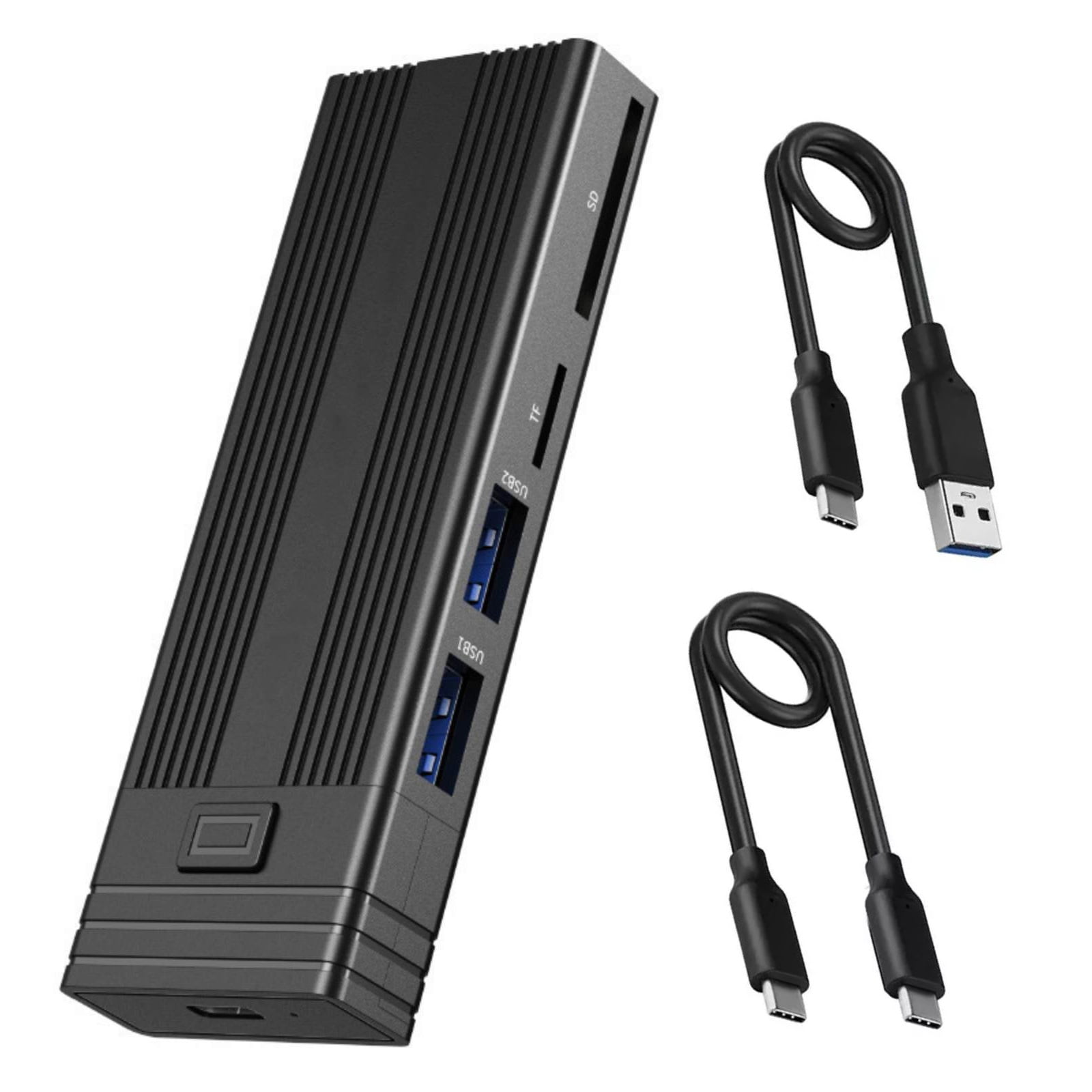 10Gbps M.2 NVME SATA SSD Enclosure Adapter Case USB 3.2 Gen2 Hub M-Key B+M Key TAPDRA Spare Part