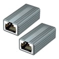 thumbnail image 1 of 10Gbps RJ45 Connector Female to Female Gigabit Network Extender for Cat8 Cat7 Cat6 Cat5 Ethernet Cable Adapter 2Pcs, 1 of 8