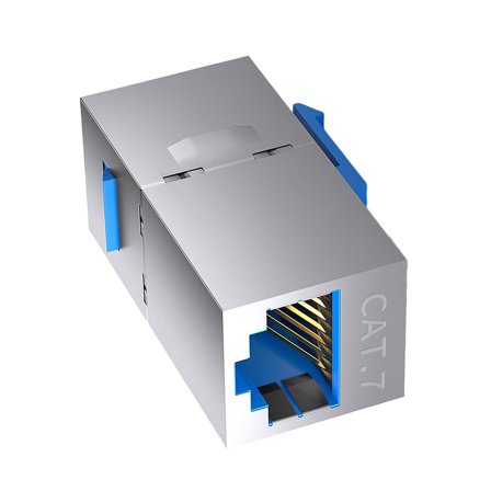 10Gbps Shielded RJ45 Coupler RJ45 Coupling Cable Extender For Networking Extension Panel Connection Ethernet Adapter