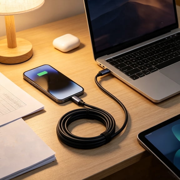 10Gbps USB C to USB C Cable, 4K60Hz Screen Mirroring, 5A Fast Charging Data Cable, Aluminum Alloy Casing, Reinforced 1 Meter Long for Laptop, Tablet, Smartphone