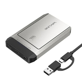 10Gbps USB Hard Drives Enclosure, M.2 SSD (4TBx2) disk enclosure compatible with NVMe, Offline Clone