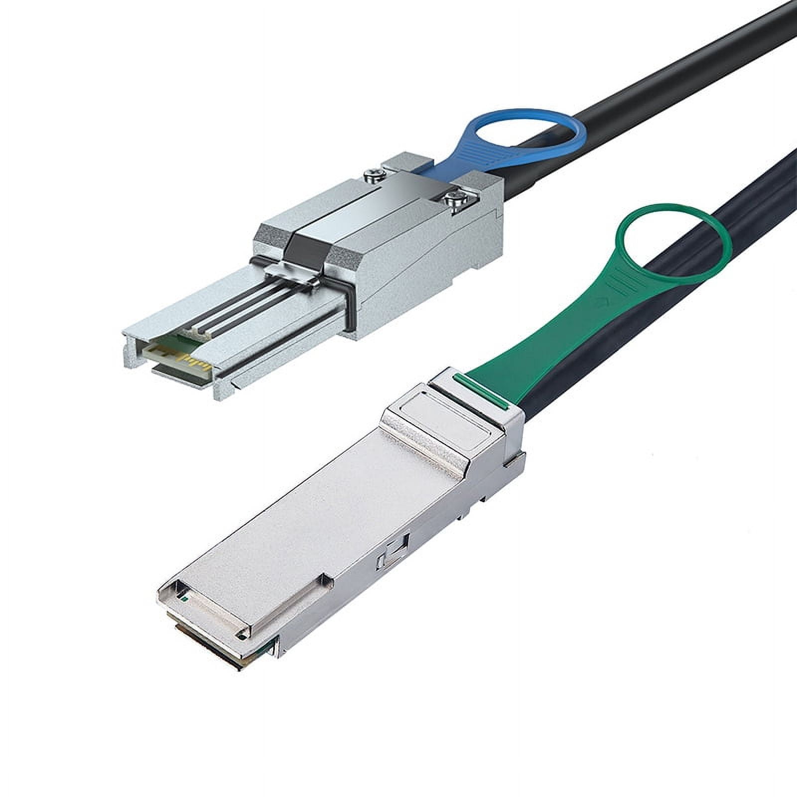 10Gtek QSFP (SFF8436) to Mini SAS (SFF8088) DDR Hybrid SAS Cable