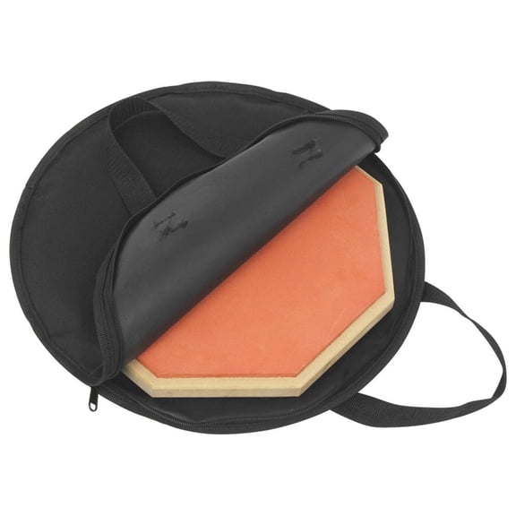 10In Dumb Drum Practice Pad Bag Oxfords Cloth Carrying Bag with Rustproof Zippers