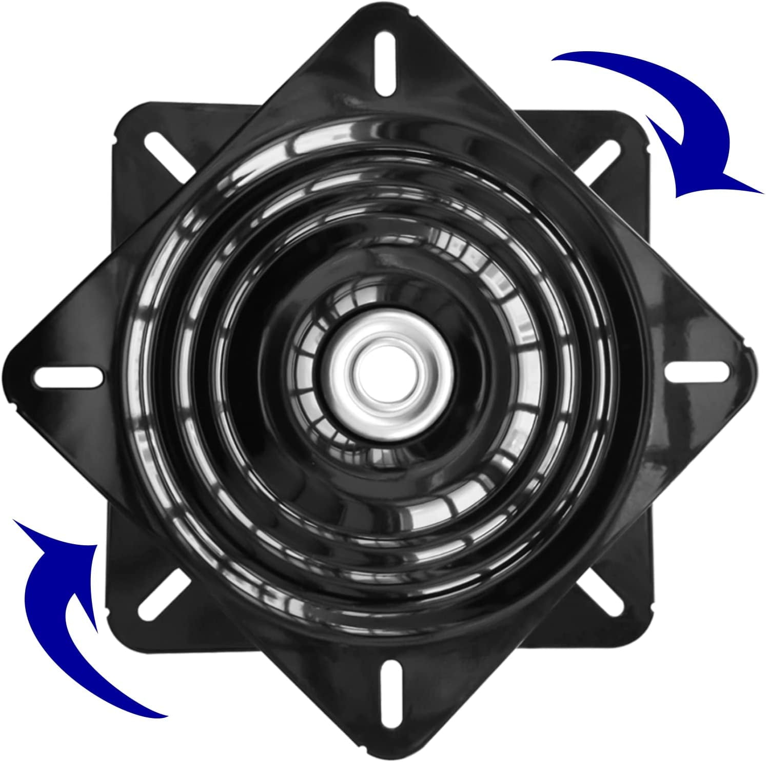 10Inch Bar Stool Swivel Plate Heavy Duty, Chair Swivel Base with Solid Ring of Ball Bearings