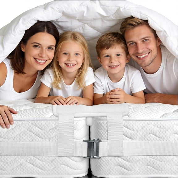 10Inch Bed Bridge Twin to King Converter with Adjustable Strap