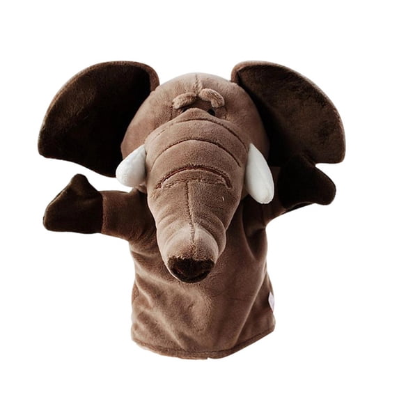 10Inch Cartoon Animal Hand Puppet with Movable Mouth for Interactive Play, Parent-Child Storytelling and Imaginative Role-Playing