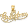 thumbnail image 1 of 10K 1 GRANDMA Pendant Yellow Gold Material Trendy Handcrafted Luxurious Designed for those who cherish timeless beauty, 1 of 4