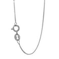thumbnail image 1 of 10K 18" White Gold 0.6mm Shiny Box Chain with Spring Ring Clasp, 1 of 5