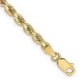 thumbnail image 1 of 10K 3.75 mm Diamond-cut Rope Chain, 1 of 1