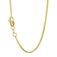 thumbnail image 1 of 10K 30" Yellow Gold 1.0mm Shiny Box Chain with Lobster Clasp, 1 of 5
