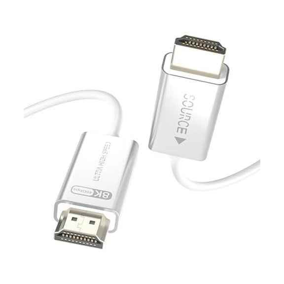 10K 8K Fiber Optic HDMI Cable 3.3ft, HDMI 2.1 Cable Super Flexible 48Gbps, 8K60Hz & 4K120Hz, Support eARC, Dolby, HDCP 2.2&2.3, Compatible with Blu-ray Roku LG PS5 PS4 Xbox RTX