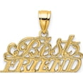 thumbnail image 1 of 10K BEST FRIEND Pendant Yellow Gold Material Vibrant Unique Sparkling Made for expressing your unique story, 1 of 4