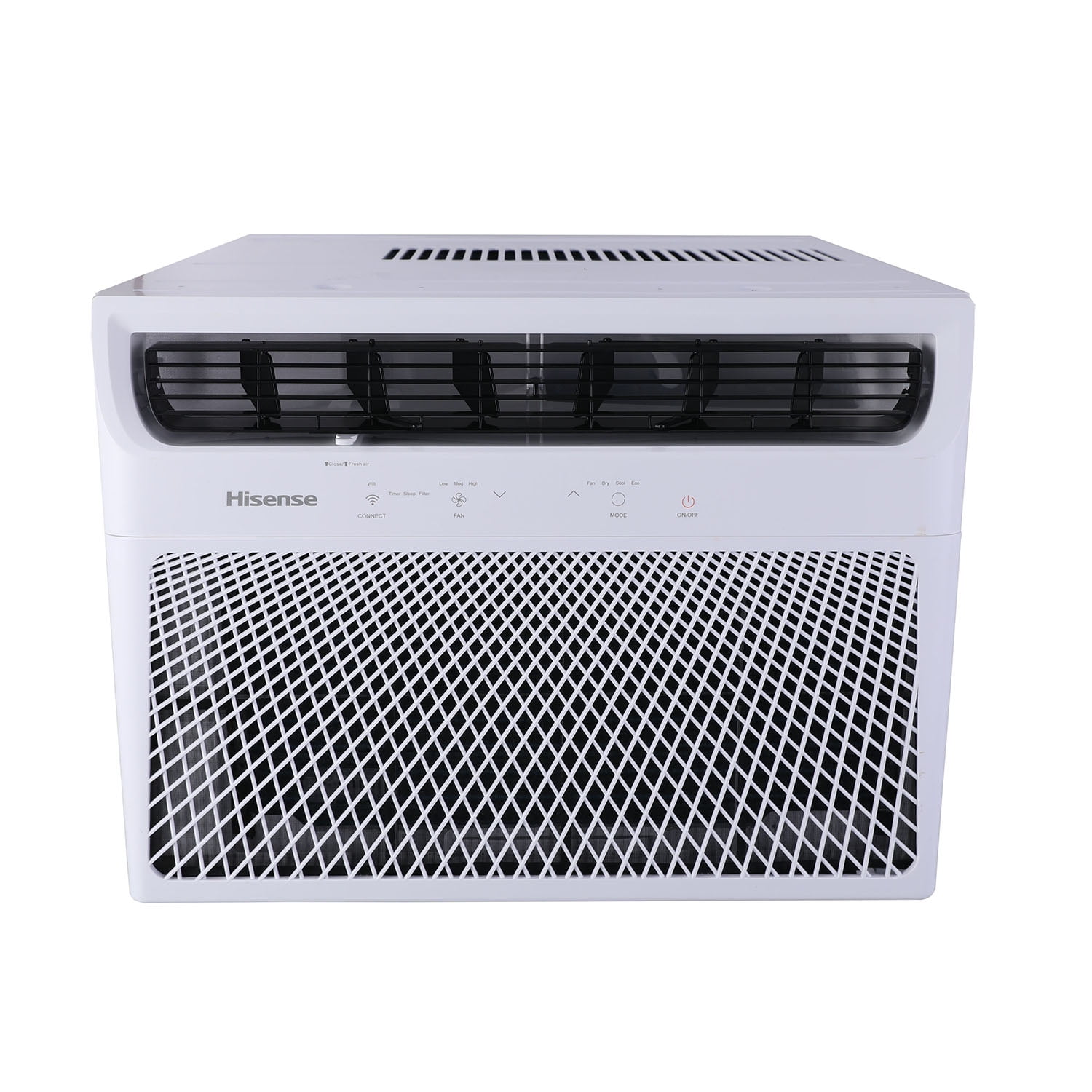 Hisense 10K BTU Window Air Conditioner 450 Sq ft. Intelligent AC, LED Display Screen, with Remote Control, unit can be used as a Dehumidifier/Fan, Operates Quietly, Energy-Saving. Timer  Sleep