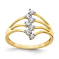 thumbnail image 1 of 10K CZ 7-stone Ring, Size 7, 1 of 1