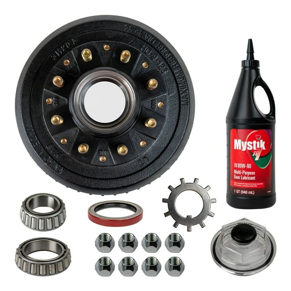 10K GD Trailer Axle Hub and Drum Assembly - 8 Lug (Made After May 2013)
