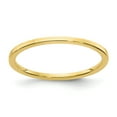 thumbnail image 1 of 10K Gold 1.2mm Flat Stackable Band - Size 7, 1 of 3