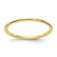 thumbnail image 1 of 10K Gold 1.2mm Half Round Stackable Band - Size 7, 1 of 3