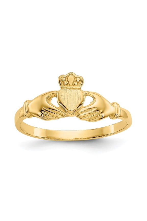 10K Gold Claddagh Unisex Ring
