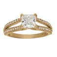 thumbnail image 1 of 10K Gold cz bridal ring, 1 of 2