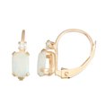 thumbnail image 1 of Jordan Blue NYC 10K Yellow Gold Opal Leverback Earrings, Fine Jewelry, 1 of 1