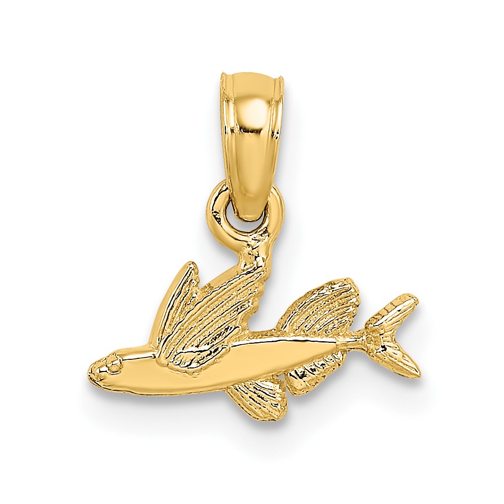 10K Mini Flying Fish Charm - Walmart.com