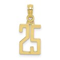 thumbnail image 1 of 10k Small Number 25 Pendant 10NU25, 1 of 4