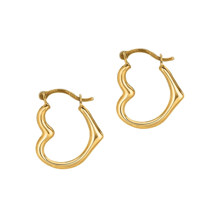 10 karat gold hoop earrings at walmart deals