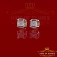 thumbnail image 1 of 10K Real Yellow Gold Real Diamond 0.10CT Men's/Women's Stud Micro Earring, 1 of 12
