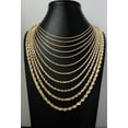 thumbnail image 1 of 10K Real Yellow Gold Rope Chain ,Solid Gold Rope Chain Necklace 1.7mm- 5.8mm 16-26 inches, Heavy Real 10K Gold Rope Chain,Men and Women (Width:2.6mm; Necklace length:16;), 1 of 6