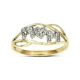 thumbnail image 1 of 10K & Rhodium Mom Ring, 1 of 2