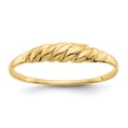 thumbnail image 1 of 10K Ridged Dome Ring, 1 of 5