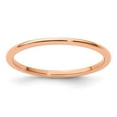 thumbnail image 1 of 10K Rose Gold 1.2 mm Half Round Stackable Band - Size 5, 1 of 1