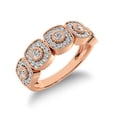 thumbnail image 1 of 10K Rose Gold 2/5 Ct.Tw. Diamond Fashion Ring With Milgrain Detail, 1 of 1