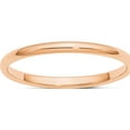 thumbnail image 1 of 10K Rose Gold 2mm Half Round Band Size 13.5 Made In United States 1rhr020-13.5, 1 of 4