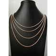 thumbnail image 1 of 10K SOLID Rose Gold Rope Chain ,Real Rose Gold Rope Chain Necklace 2.2mm-3.5mm 16-26 inches, Heavy Real 10K Gold Rope Chain,  Men and Women (Width:3.2mm; Necklace length:20;), 1 of 5