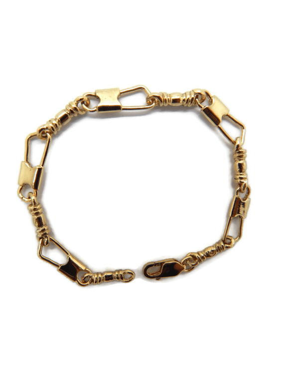 10K SOLID YELLOW GOLD FISHERS OF MEN (ACTS) REGULAR LINK, ORIGINAL BRACELET