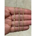 thumbnail image 1 of 10K Solid Yellow Gold Cuban 2.5mm Chain Necklace 16" 18" 20" 22" 24" 26" 30", 1 of 5