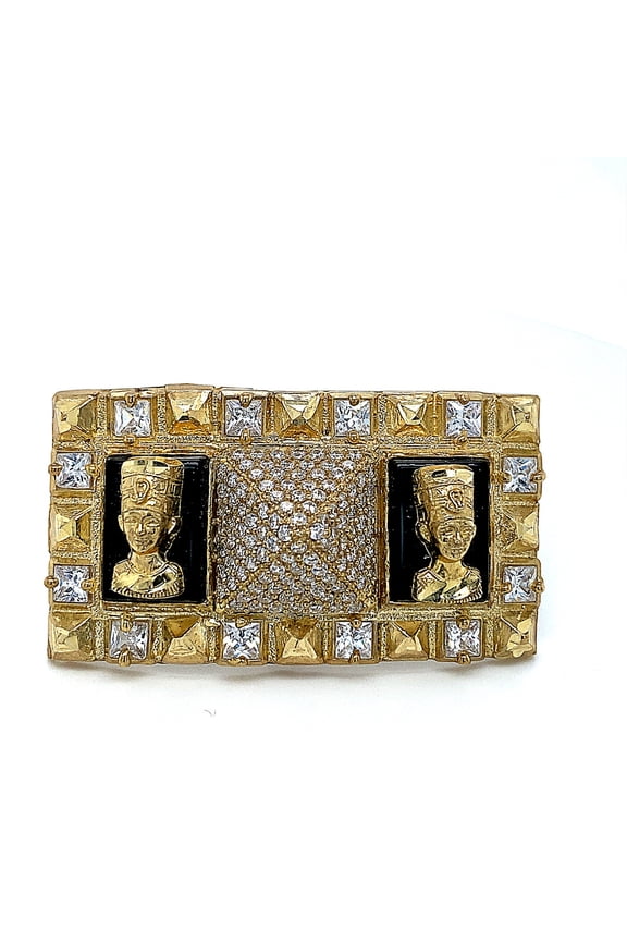 10K Two Finger Egyptian Ring