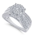 thumbnail image 1 of 10K WHITE GOLD 1 CARAT WOMEN REAL DIAMOND ENGAGEMENT RING WEDDING RING BRIDAL, 1 of 6