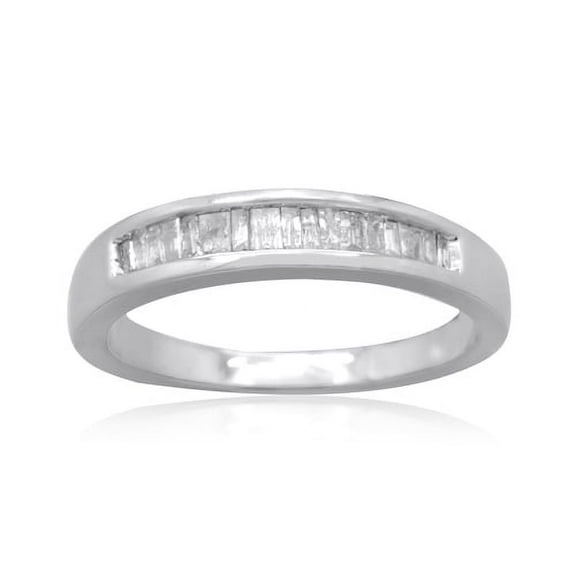10K White Gold 0.20 CTTW Diamond Band